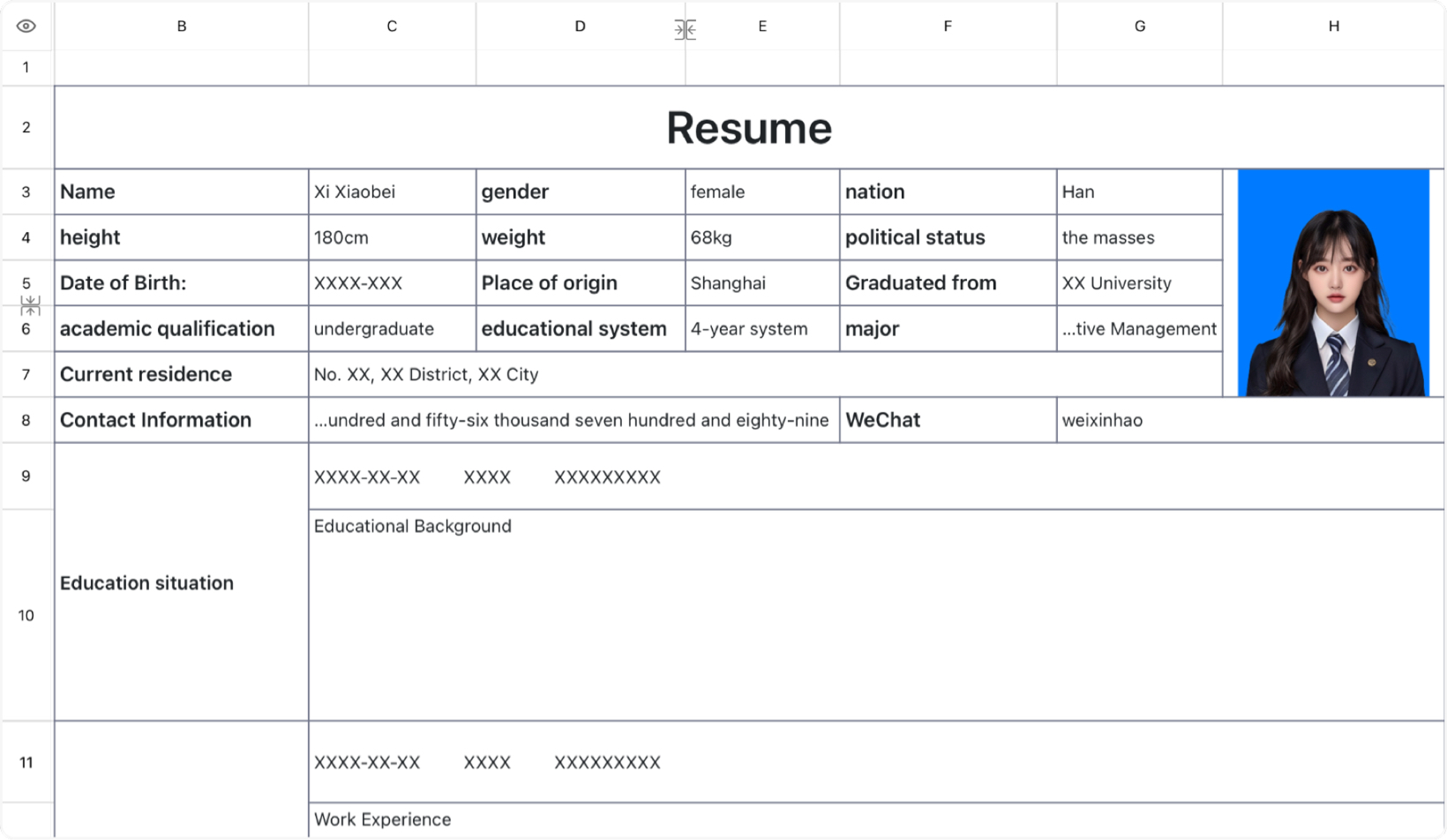 Administrative Resume 1